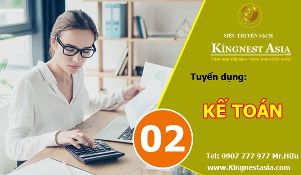 Tuyển Dụng 02  NHÂN VIÊN KẾ TOÁN