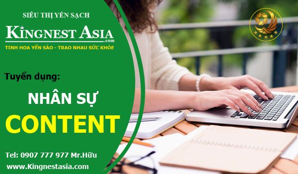 Tuyển Dụng  NHÂN VIÊN CONTENT MARKETING