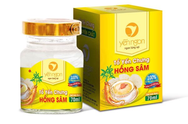 Yến Ngon - Yến Chưng Hồng Sâm hộp