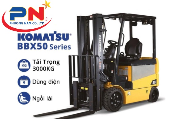 Cho Thuê Xe Nâng Hàng 3 Tấn KOMATSU BBX50 SERIES