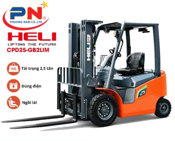 Cho Thuê Xe Nâng Hàng Điện Lithium 2~2.5 Tấn Cao Cấp CPD20/25-GB2LI-M