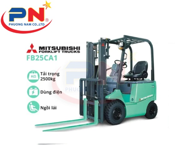 Cho Thuê Xe Nâng Hàng MITSUBISHI 2.5 Tấn FB25CA1 (Điện)