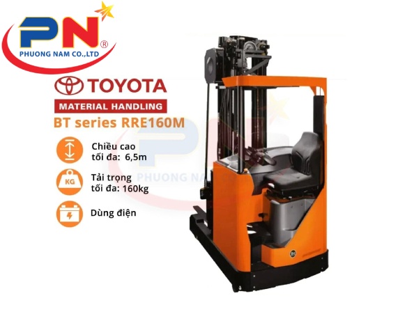 Cho Thuê Xe Nâng Điện Ngồi Lái 1,6 Tấn BT RRE 160