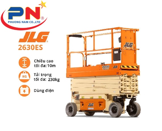 Cho Thuê Xe Nâng Người Tự Hành Dạng Cắt Kéo JLG 2630ES