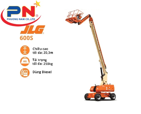 Cho Thuê Xe Nâng Người JLG Boom Lift 600S 18m