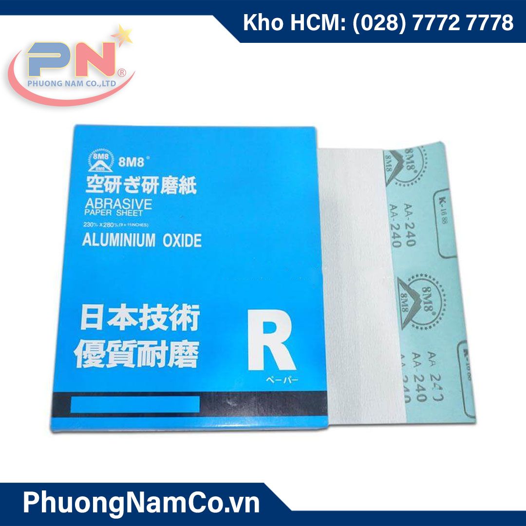 Giấy Nhám Xanh Mịn AA240