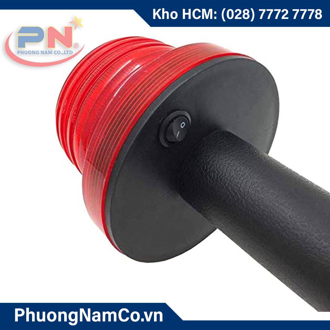 ĐÈN QUAY CẢNH BÁO CẦM TAY DÙNG PIN