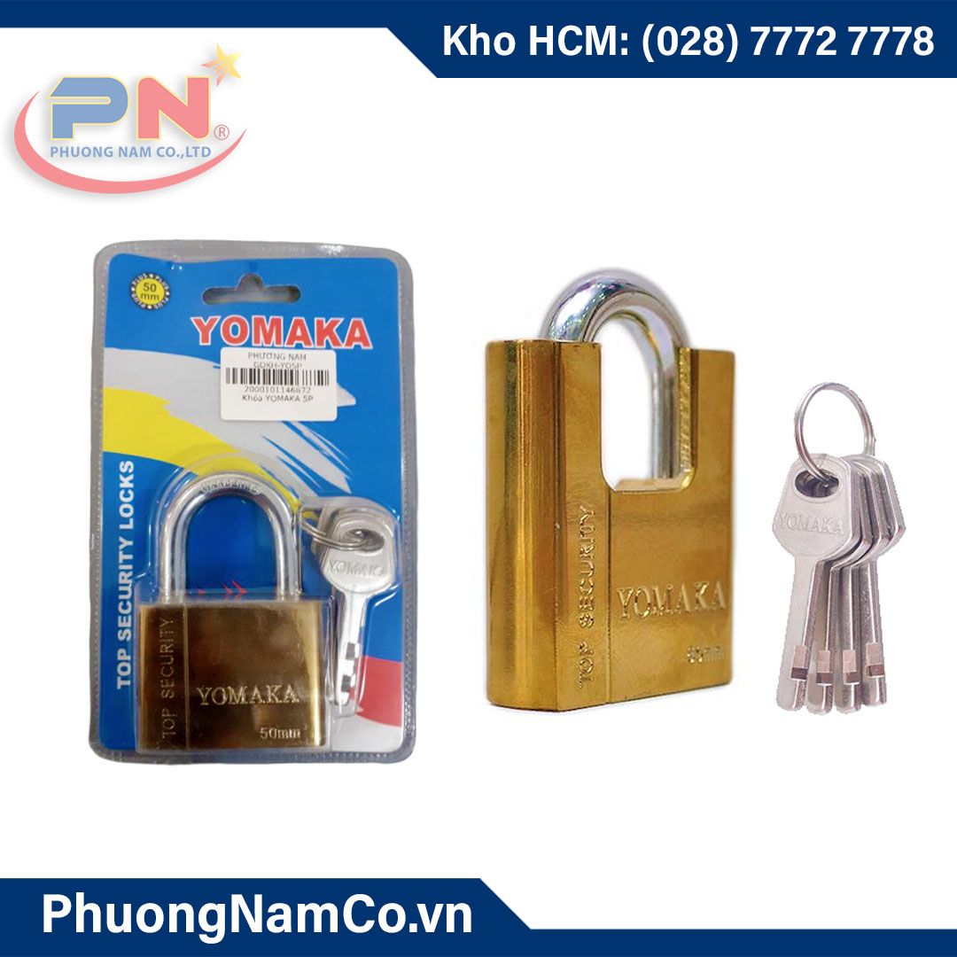 Ổ Khóa Chống Cắt YOMAKA 50mm