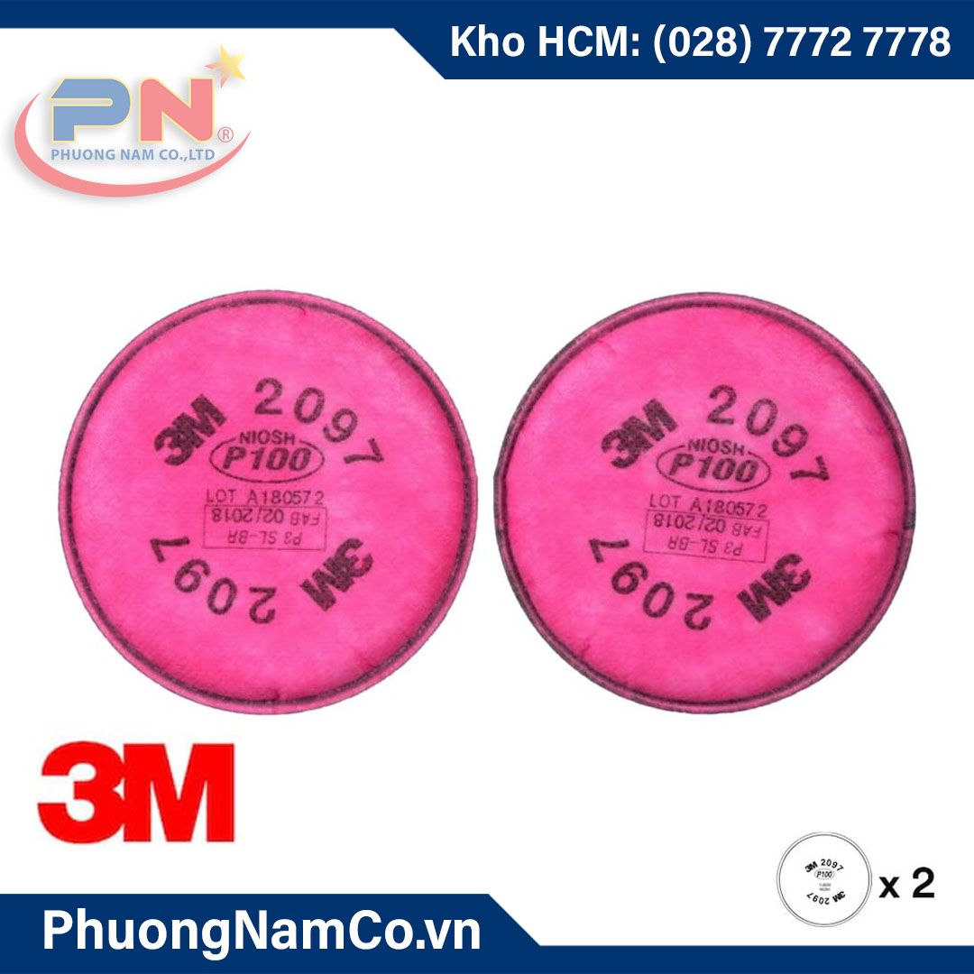 PHIN LỌC 3M 2097 (BỘ 2 CÁI)