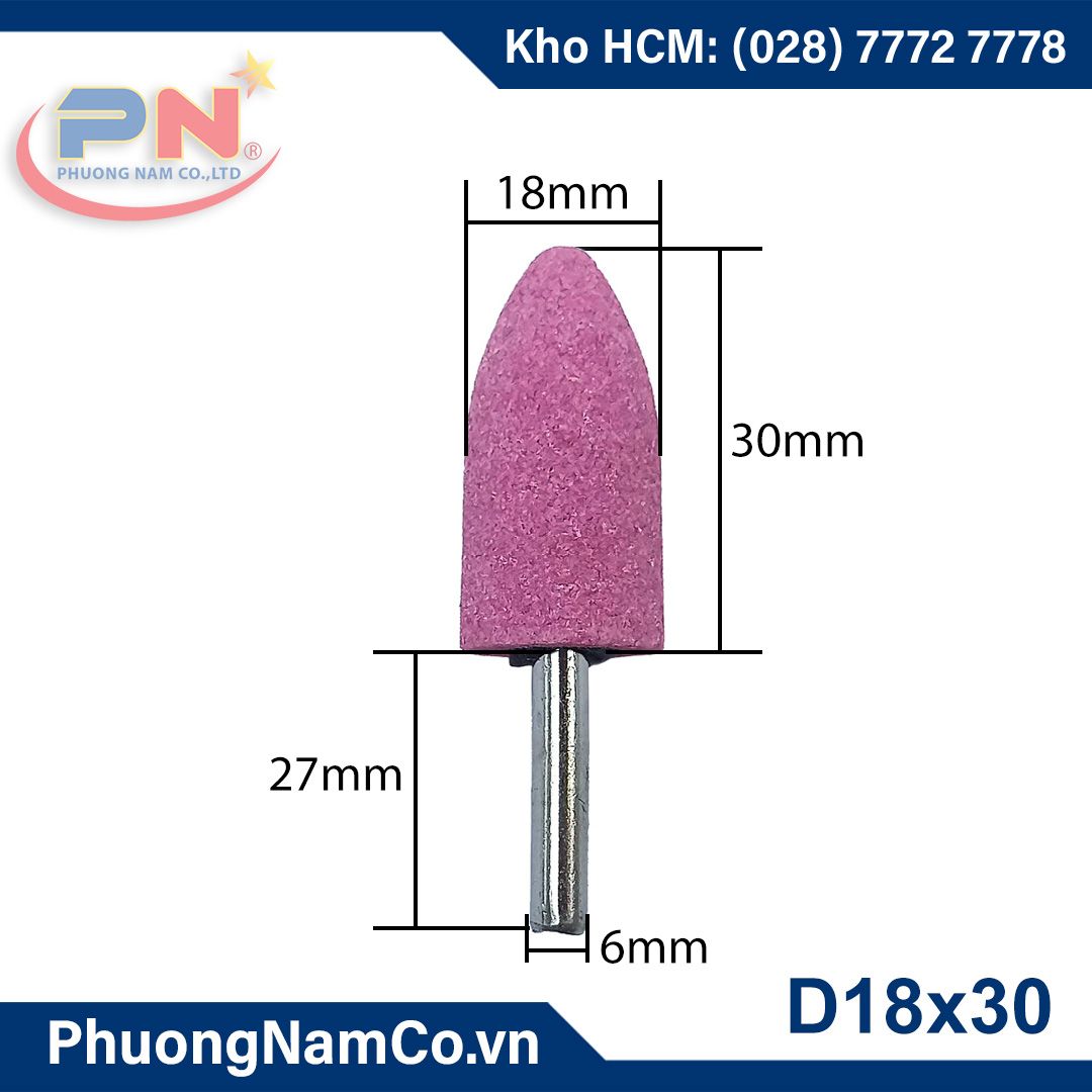 Đá Mài Hình Chốp 6 (D18x30)