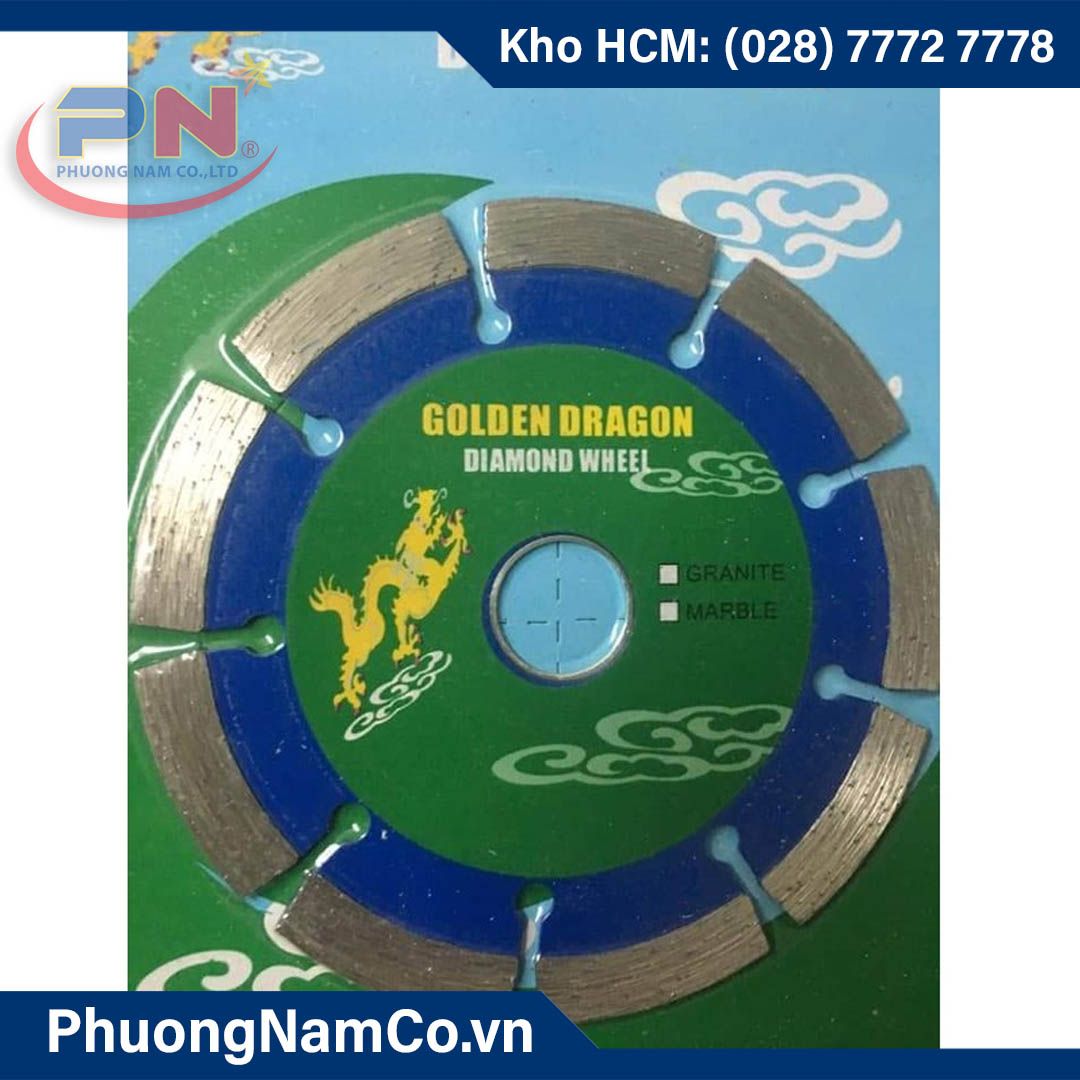 Lưỡi Cắt Bê Tông GOLDEN DRAGON Răng Cưa D125