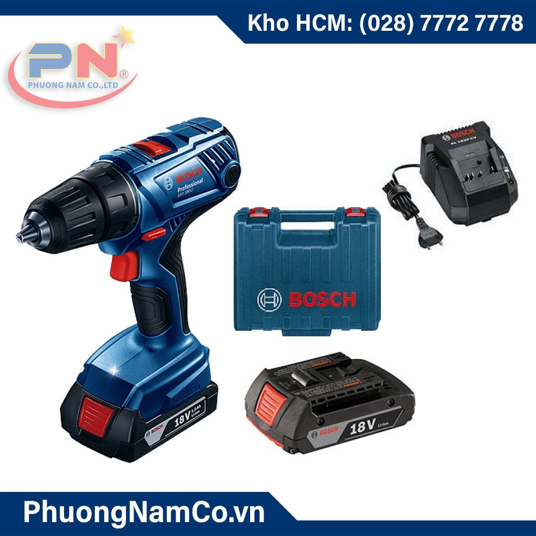 Máy Khoan Bắn Vít Dùng Pin Bosch GSR 180-LI