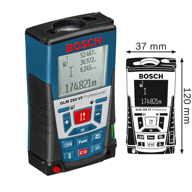 Máy đo khoảng cách laser Bosch GLM 250 VF