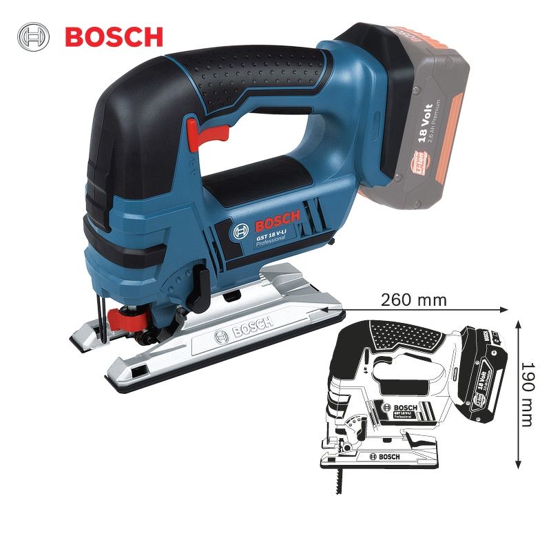 Máy cưa lọng dùng pin Bosch GST 18V-LI (Solo)