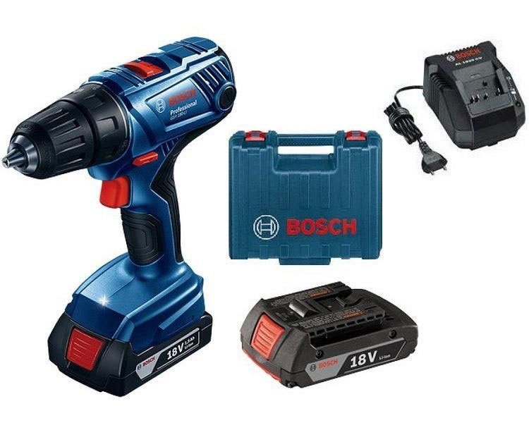 Máy khoan vặn vít dùng pin Bosch GSR 180-Li (kèm phụ kiện)