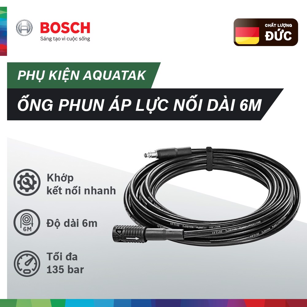 Ống phun áp lực nối dài Bosch 6m Aquatak