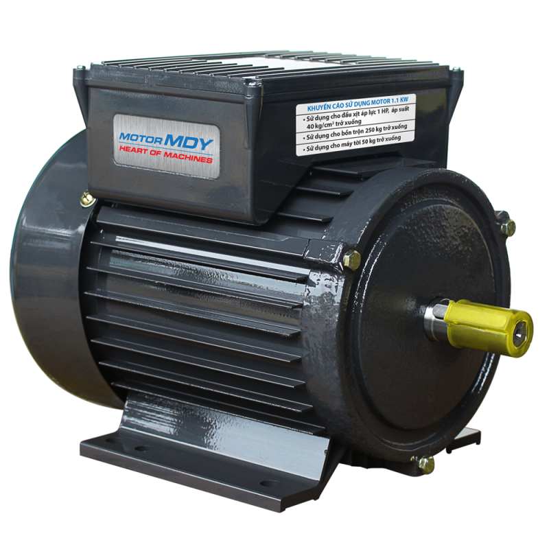 Motor MDY vỏ nhôm 1.1kW (1.5HP) 220V 1450RPM