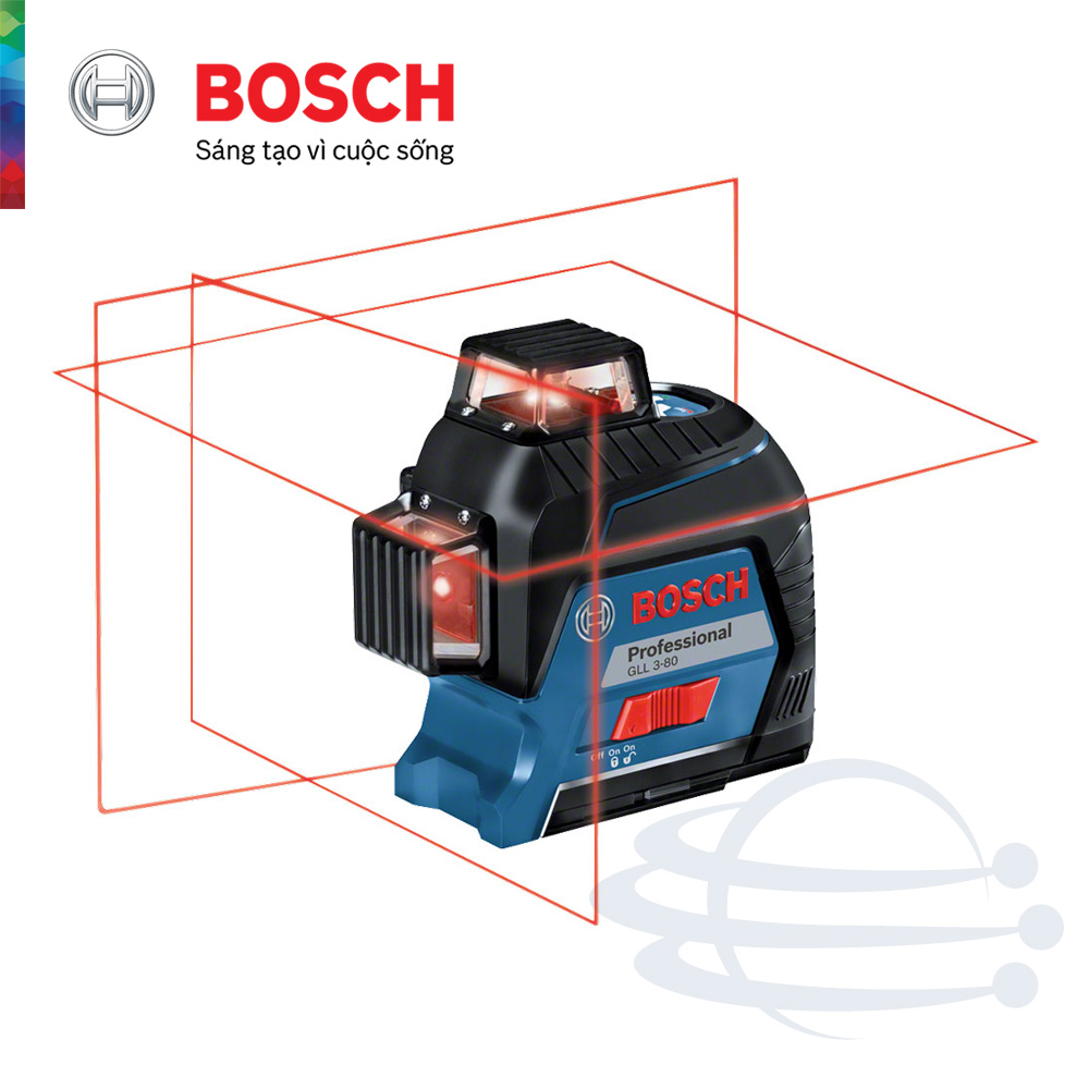 Máy cân mực laser tia Bosch GLL 3-80