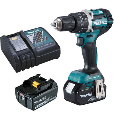 Máy Khoan Búa Vặn Vít Dùng Pin(18V) Makita DHP484RTE