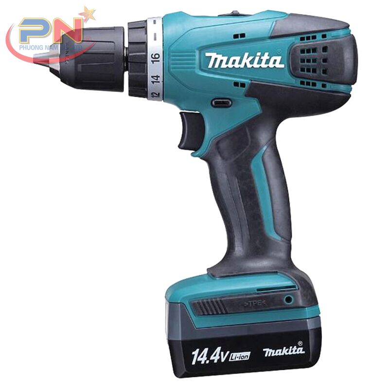 Máy Khoan Và Vặn Vít Dùng Pin(14.4V) Makita DF347DWE