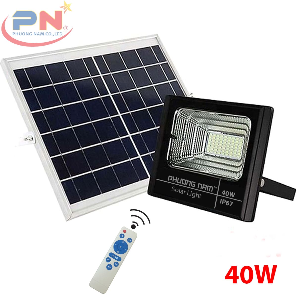 Đèn LED Năng Lượng Mặt Trời Solar Light 40W