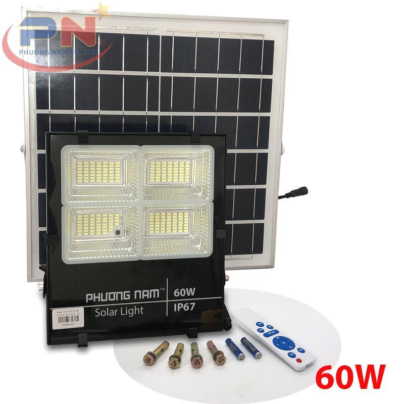 Đèn LED Năng Lượng Mặt Trời Solar Light 60W (4 Khoang)