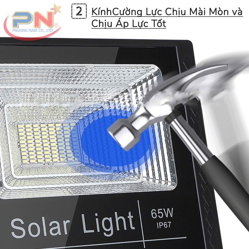 Đèn LED Năng Lượng Mặt Trời Solar Light 200W (4 Khoang)