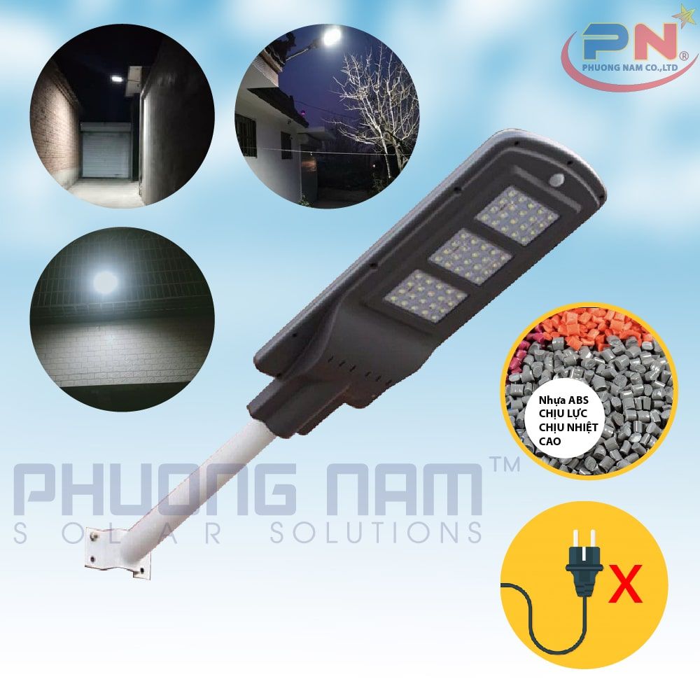 Đèn Đường Năng Lượng Mặt Trời 90W (Liền Thể)