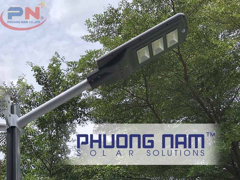 Đèn Đường Năng Lượng Mặt Trời 90W (Liền Thể)