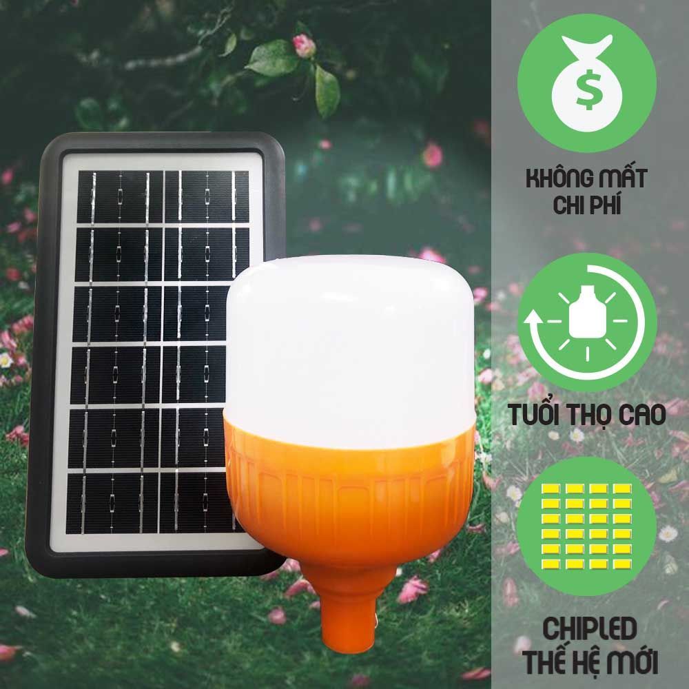 Đèn Led Búp Năng Lượng Mặt Trời 60W