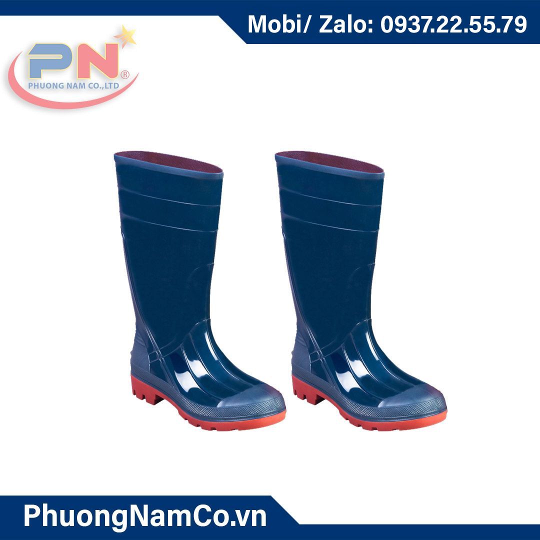 THUY DUONG PVC Iron Toe Work Boots