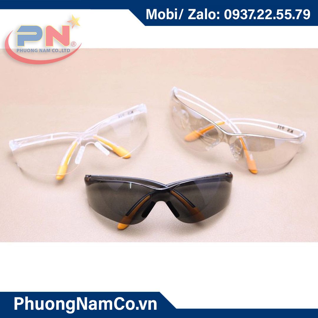 Safety Glasses with Anti-Fog/Anti-Scratch Coating, Clear Impact Resistant Lens, Ligthweight Goggles, Black Temple, UV Protection KS-911