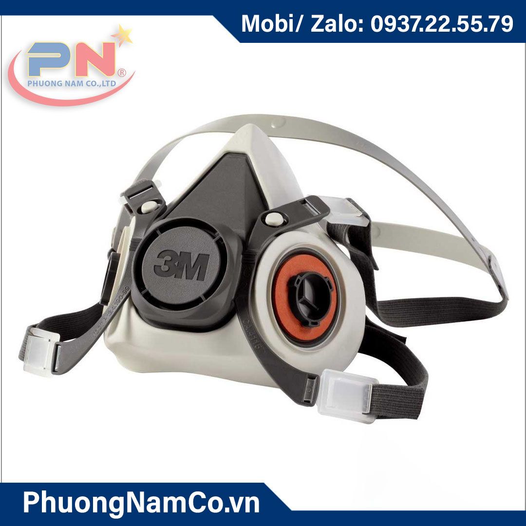 3M Half Facepiece Reusable Respirator 6200, Respiratory Protection