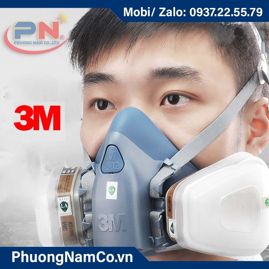 3M Half Facepiece Reusable Respirator 7502, Respiratory Protection