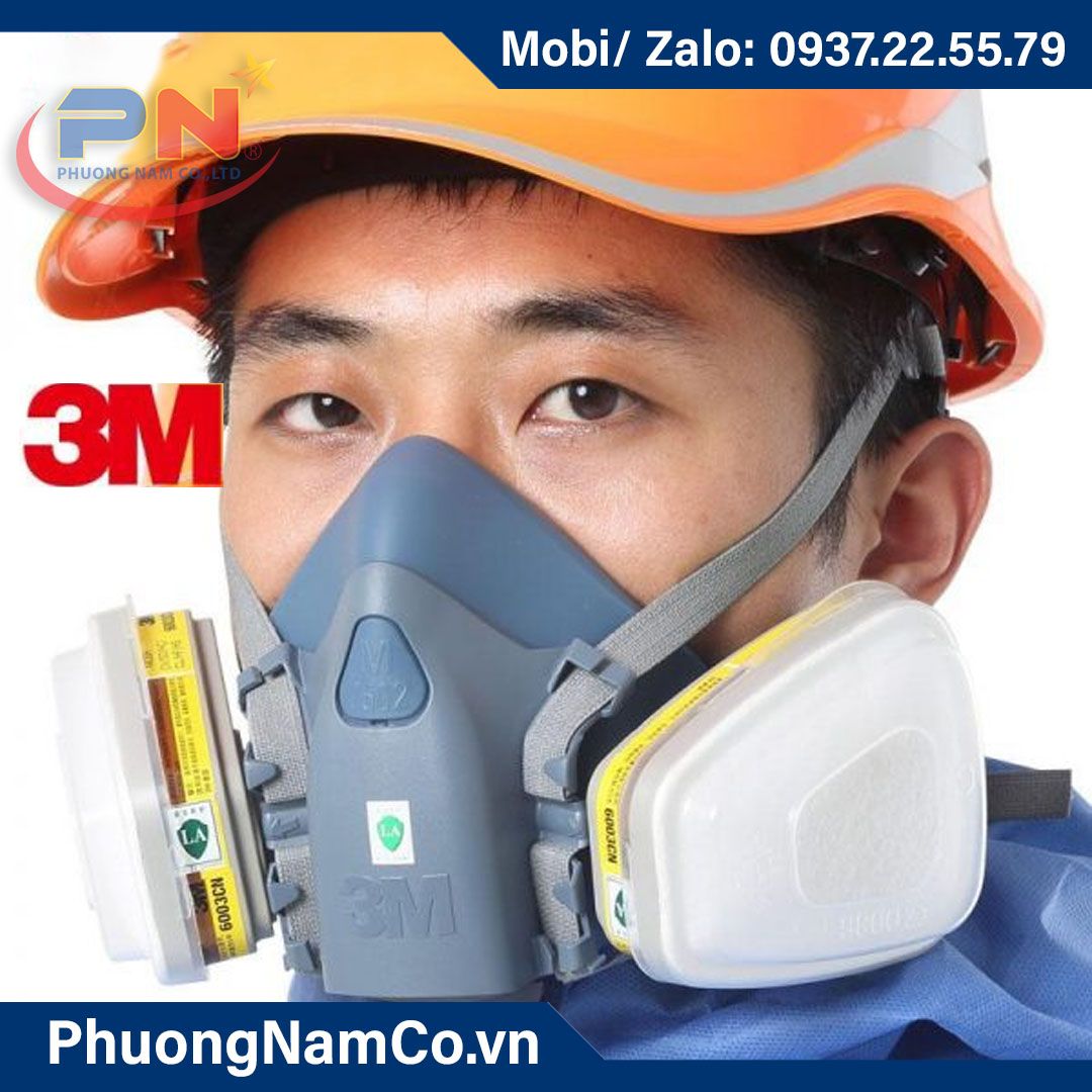 3M Respirator Cartridge 6003CN, 1 Pair, Helps Protect Against Organic Vapors, Acid Gases, Ammonia, Methylamine or Formaldehyde