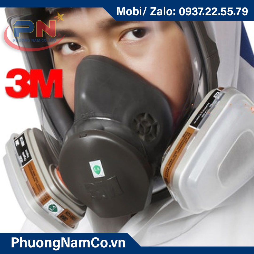 3M Respirator Cartridge 6001CN, 1 Pair, Helps Protect Against Organic Vapors, Acid Gases, Ammonia, Methylamine or Formaldehyde