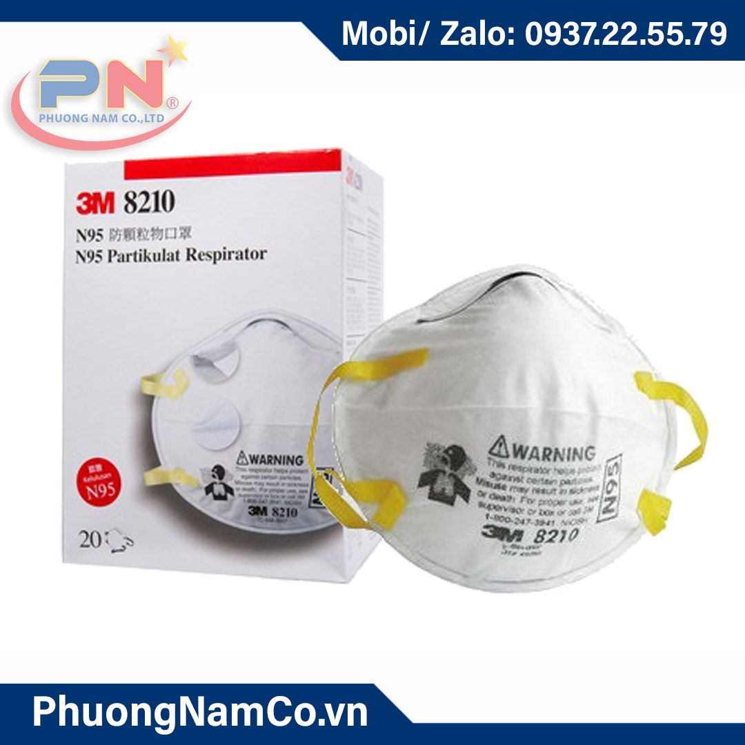 3M 8210 dust mask, disposable, helps protect against oil-free particles