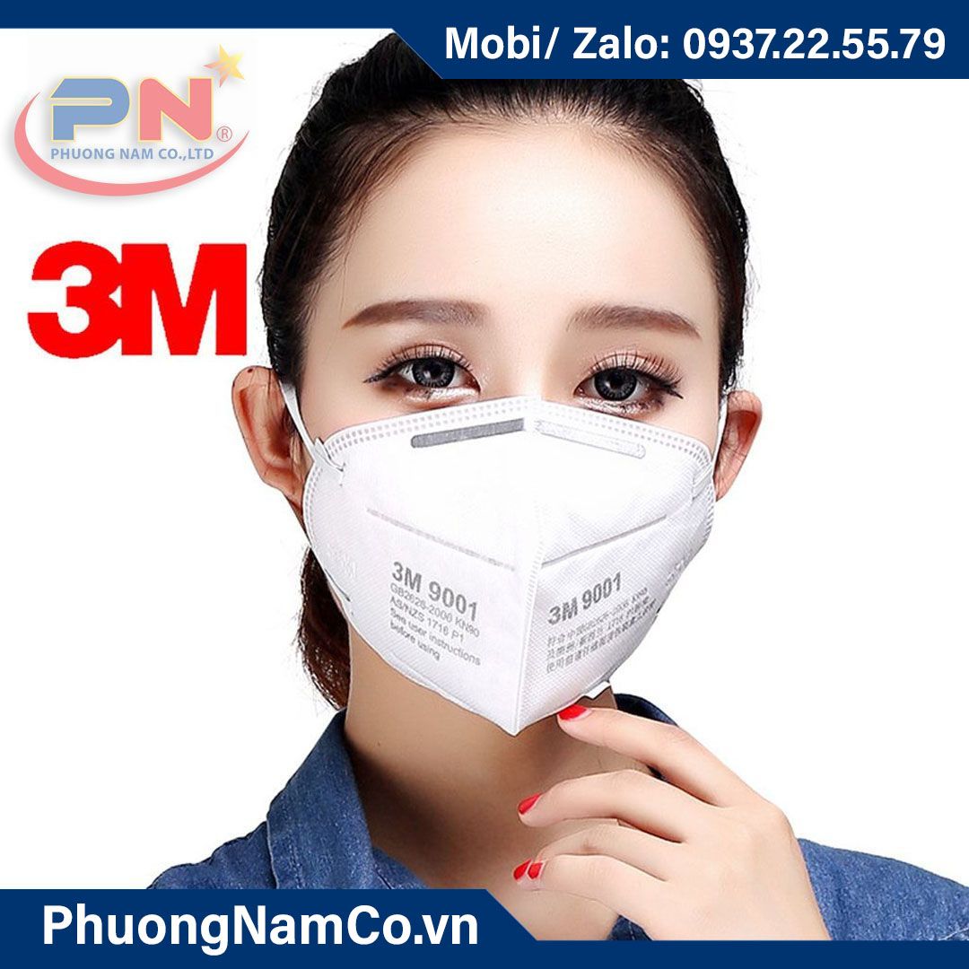 3M 9001 dust mask, disposable, helps protect against oil-free particles