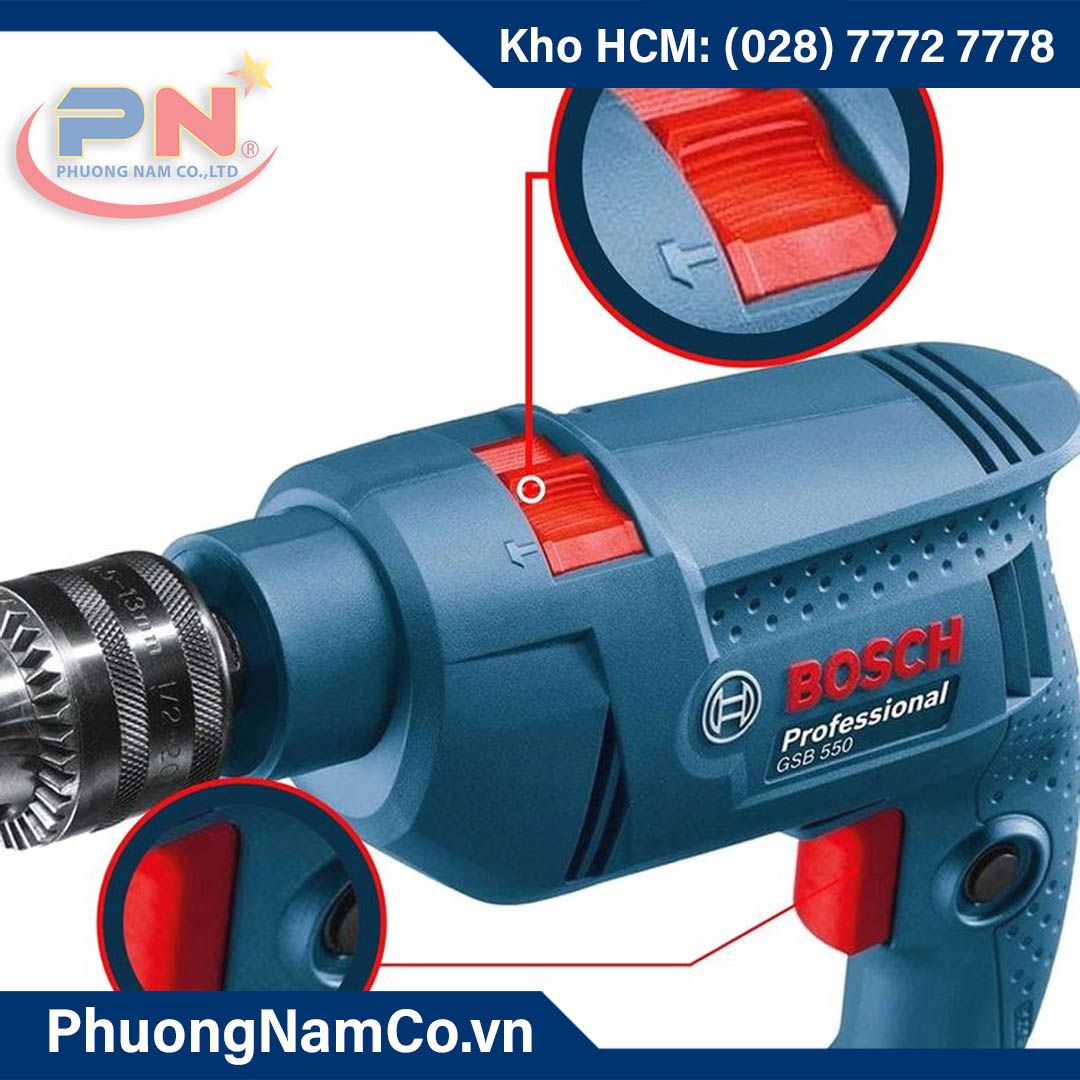 MÁY KHOAN ĐỘNG LỰC BOSCH GSB 550