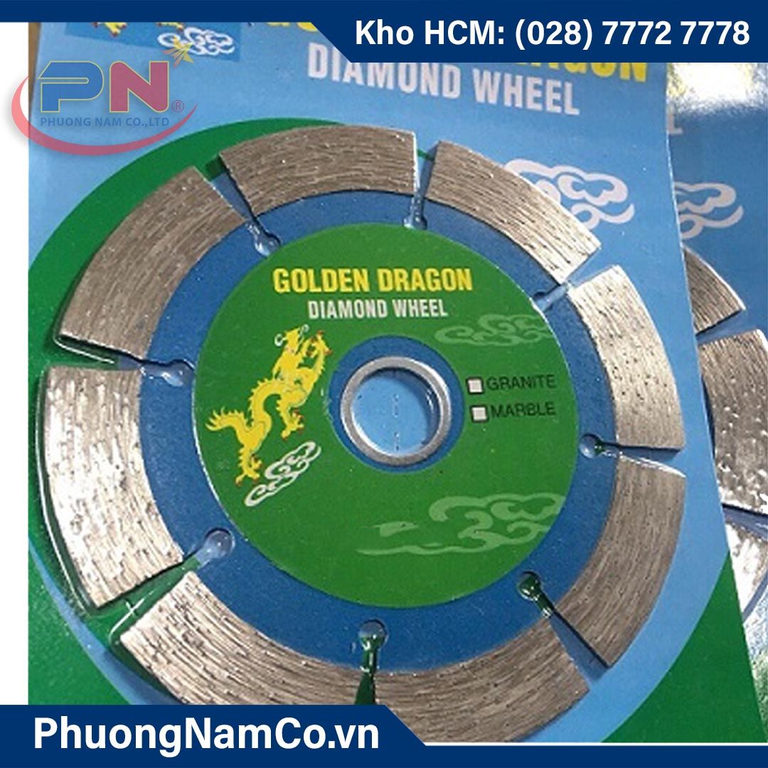 Lưỡi Cắt Bê Tông GOLDEN DRAGON Răng Cưa D125