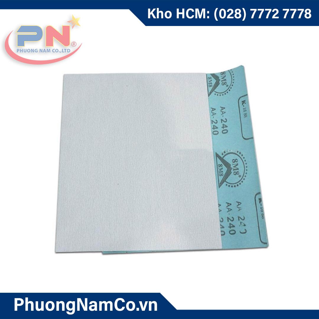 Giấy Nhám Xanh Mịn AA240