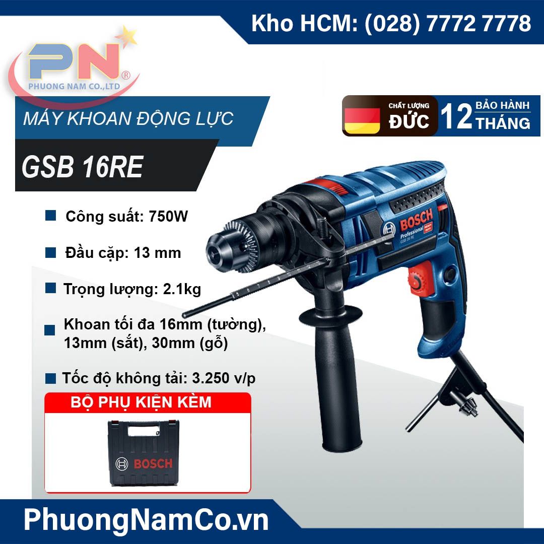 Máy Khoan Động Lực Bosch GSB 16RE Malaysia