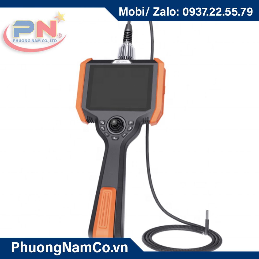 SZW601J Flexible Industrial Borescope Inspection Snake Video Camera Waterproof IP67 Endoscope, 360 Degree Articulations