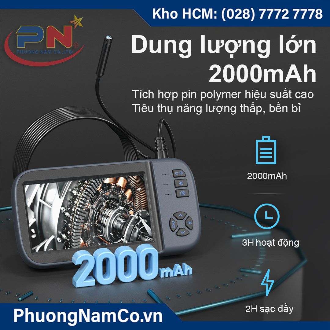 Camera Nội Soi Công Nghiệp Cầm Tay Multicam ALS451 Màn Hình 4,5 Inch IPS HD 8mm-1080P