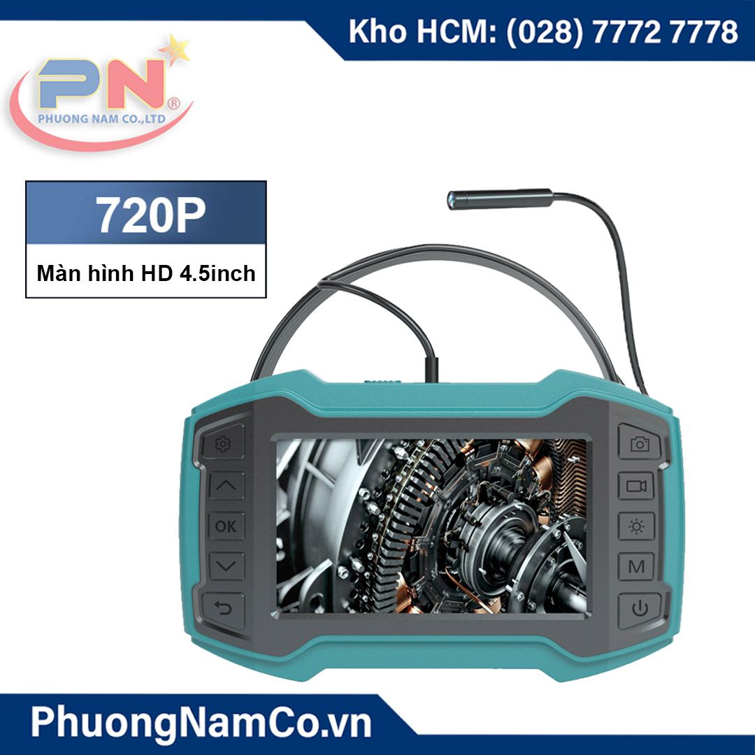 Camera Nội Soi Công Nghiệp Cầm Tay Multicam ALS452 4,5 Inch IPS HD-8mm-720P