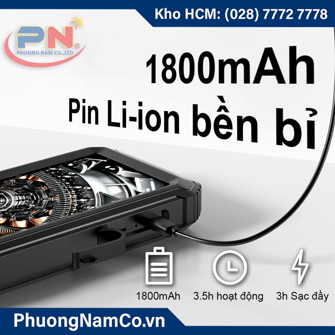 Camera Nội Soi Công Nghiệp Cầm Tay Multicam ALS5005 5 Inch IPS HD- camera kép 8mm-1080P