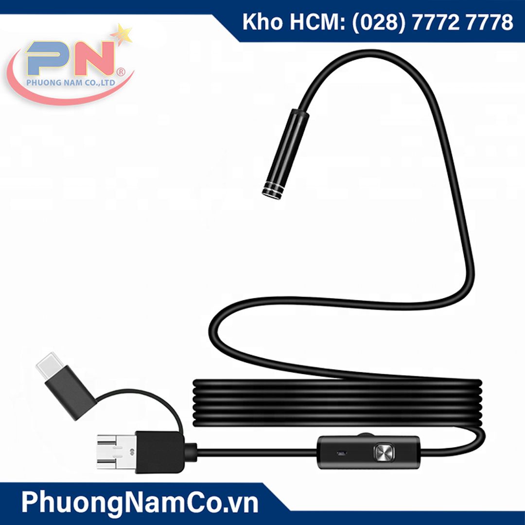 Camera Nội Soi Công Nghiệp Di Động 3 in 1 Multicam Y102 (Micro USB&USB&Type-C) 7mm-480P