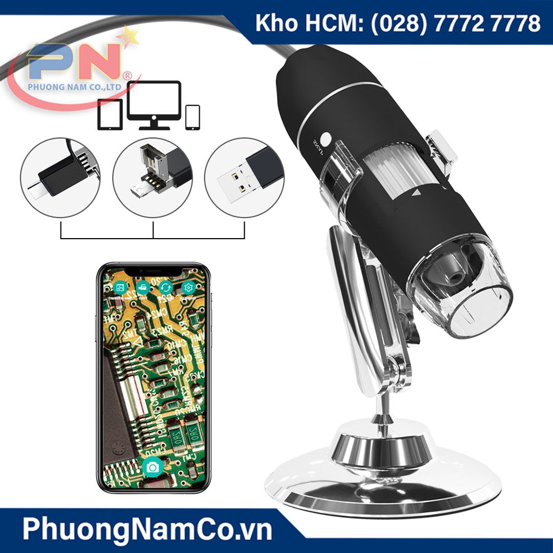 Kính Hiển Vi 3 in 1 Multicam 302 2MP 1000x