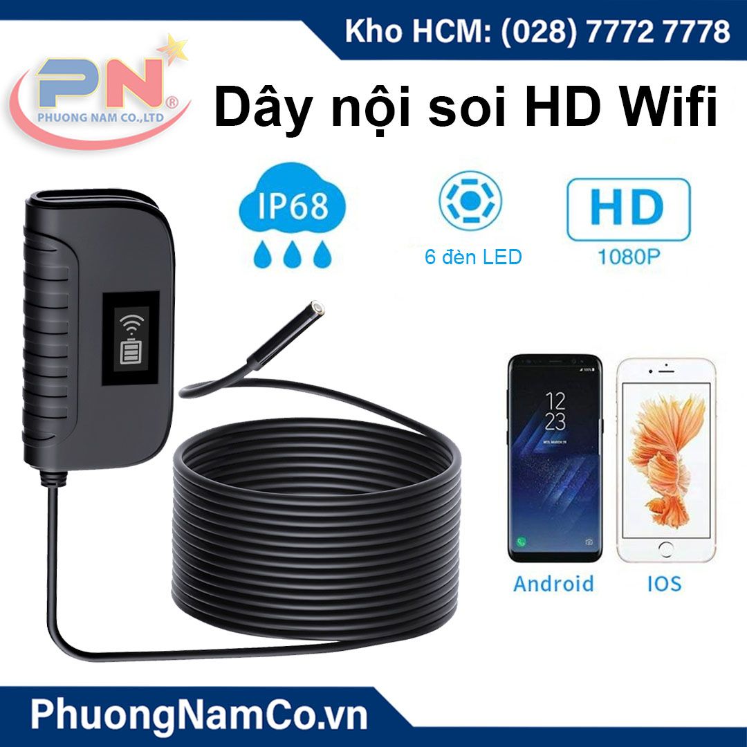 Camera Nội Soi Cầm Tay Multicam 109-4 Wifi 8mm-720P