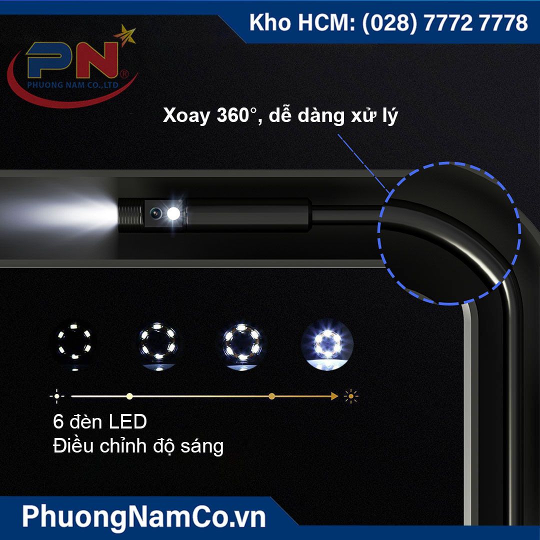 Camera Nội Soi Công Nghiệp - Camera Kép Multicam 109-4 8mm-720P